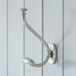 Graham & Green Blaise Antique Silver Single Wall Hook