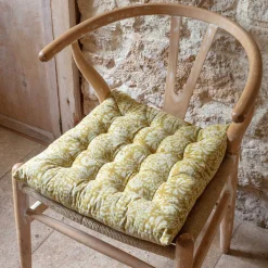 Graham & Green Block Printed Floral Seat Pads