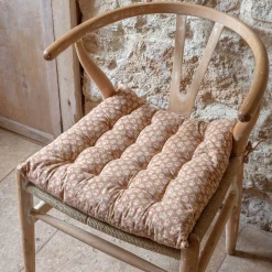 Graham & Green Block Printed Floral Seat Pads