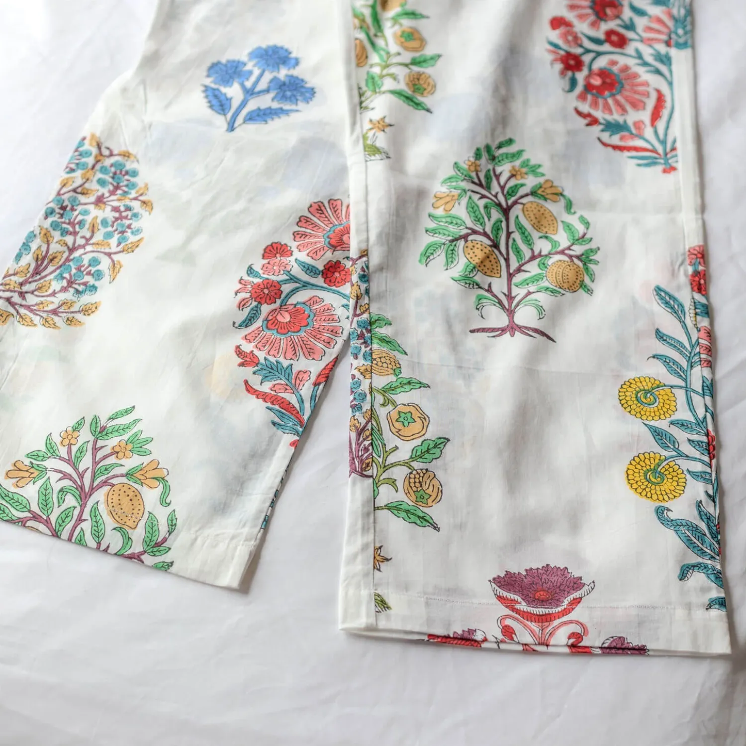 Graham & Green Bloom Floral Block Printed Pyjama Sets