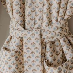 Graham & Green Blossom Block Printed Reversible Dressing Gowns