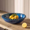 Graham & Green Blue Bobble Serving Bowl