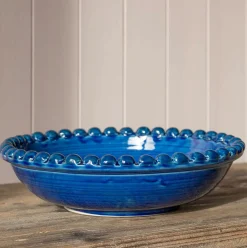 Graham & Green Blue Bobble Serving Bowl
