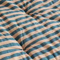 Graham & Green Blue Candy Stripe Large Seat Mat