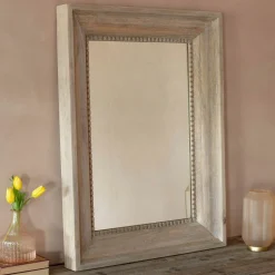 Graham & Green Blythe Natural Wood Wall Mirror