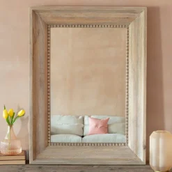 Graham & Green Blythe Natural Wood Wall Mirror