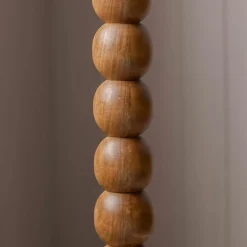 Graham & Green Bobbin Tripod Dark Wooden Floor Lamp