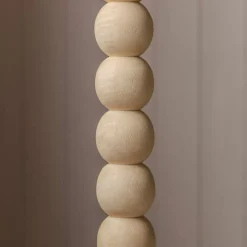 Graham & Green Bobbin Tripod Natural Wooded Floor Lamp