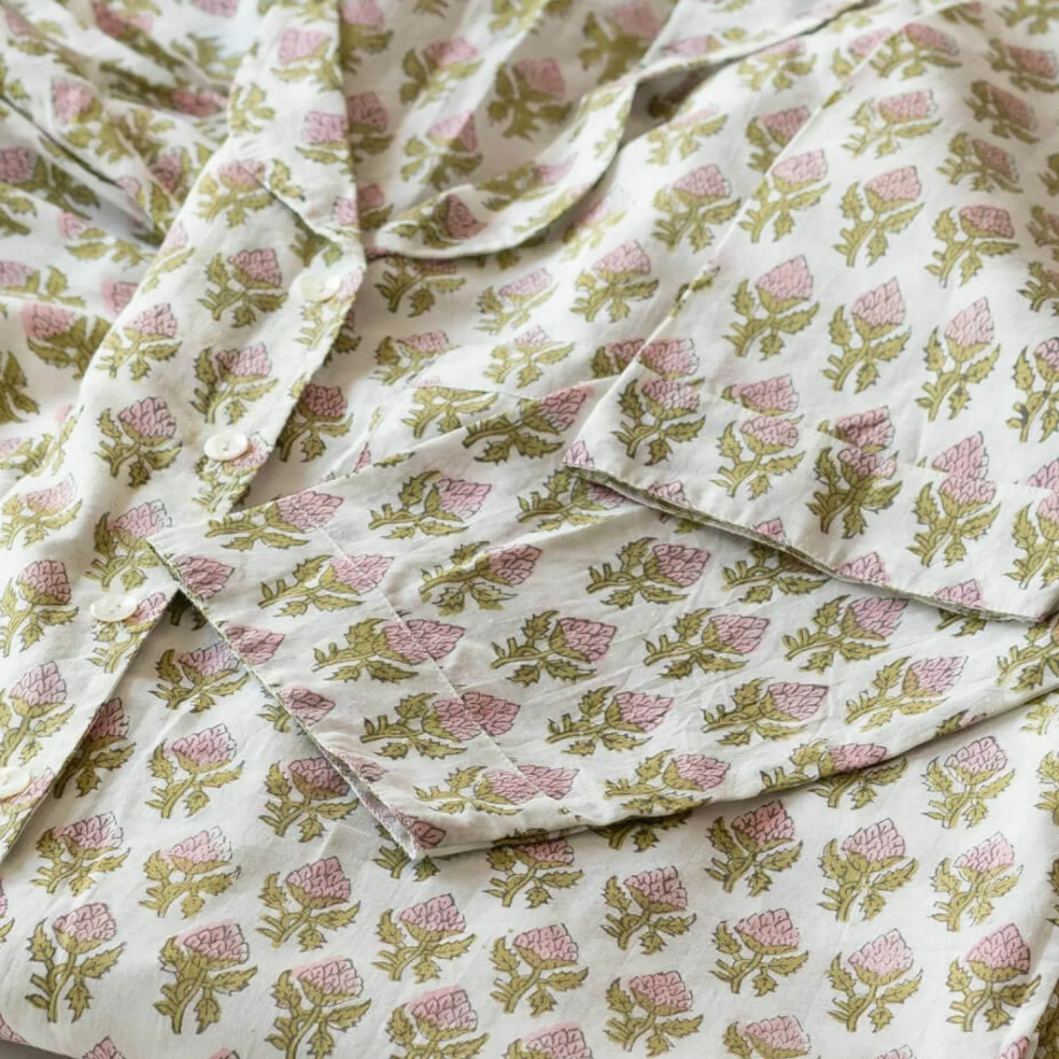 Graham & Green Booti Floral Block Printed Pyjama Sets