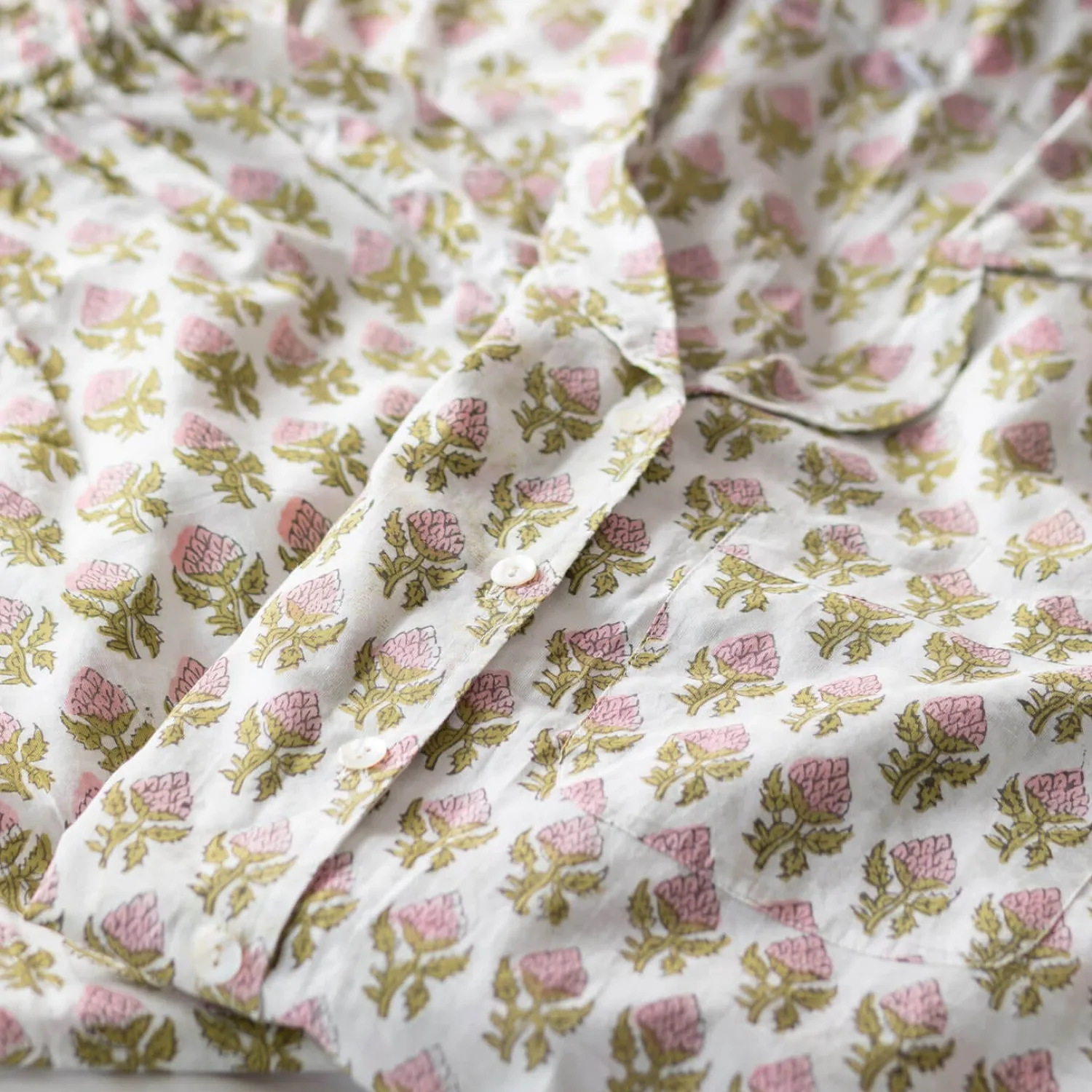 Graham & Green Booti Floral Block Printed Pyjama Sets