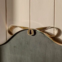 Graham & Green Bow Antique Brass Wall Mirror