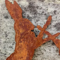 Graham & Green Boxing Hares Garden Stake