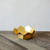 Graham & Green Brass and Gold Lotus Tea Light Holder