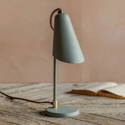 Graham & Green Bridewell Lichen Green Table Lamp