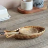 Graham & Green Brown Speckle Fish Dish