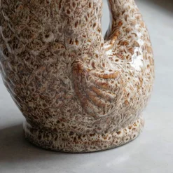 Graham & Green Brown Speckle Fish Jug
