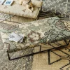 Graham & Green Bryndis Floral Jute Coffee Table