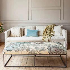 Graham & Green Bryndis Floral Jute Coffee Table