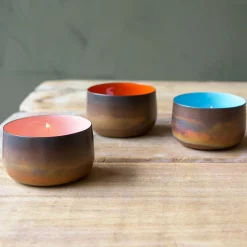 Graham & Green Burnt Copper Tea Light Holders