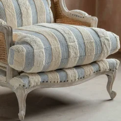 Graham & Green Caden Misty Stripe Armchair