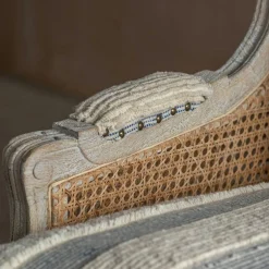 Graham & Green Caden Misty Stripe Armchair