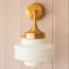 Graham & Green Caius Brass Wall Light