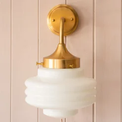 Graham & Green Caius Brass Wall Light