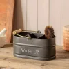 Graham & Green Carbon Grey Washing Up Caddy