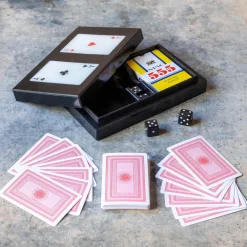 Graham & Green Card Holder Box with Two Decks of Cards
