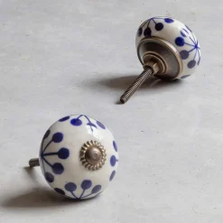 Graham & Green Ceramic Berry Hand-Painted Knob