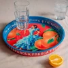 Graham & Green Cerveza Round Metal Tray