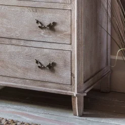 Graham & Green Chantilly Whitewashed Wardrobe