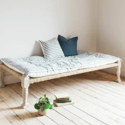 Graham & Green Charcoal Stripe Bed Roll