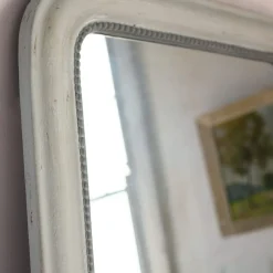 Graham & Green Charlie Grey Beaded Mirrors
