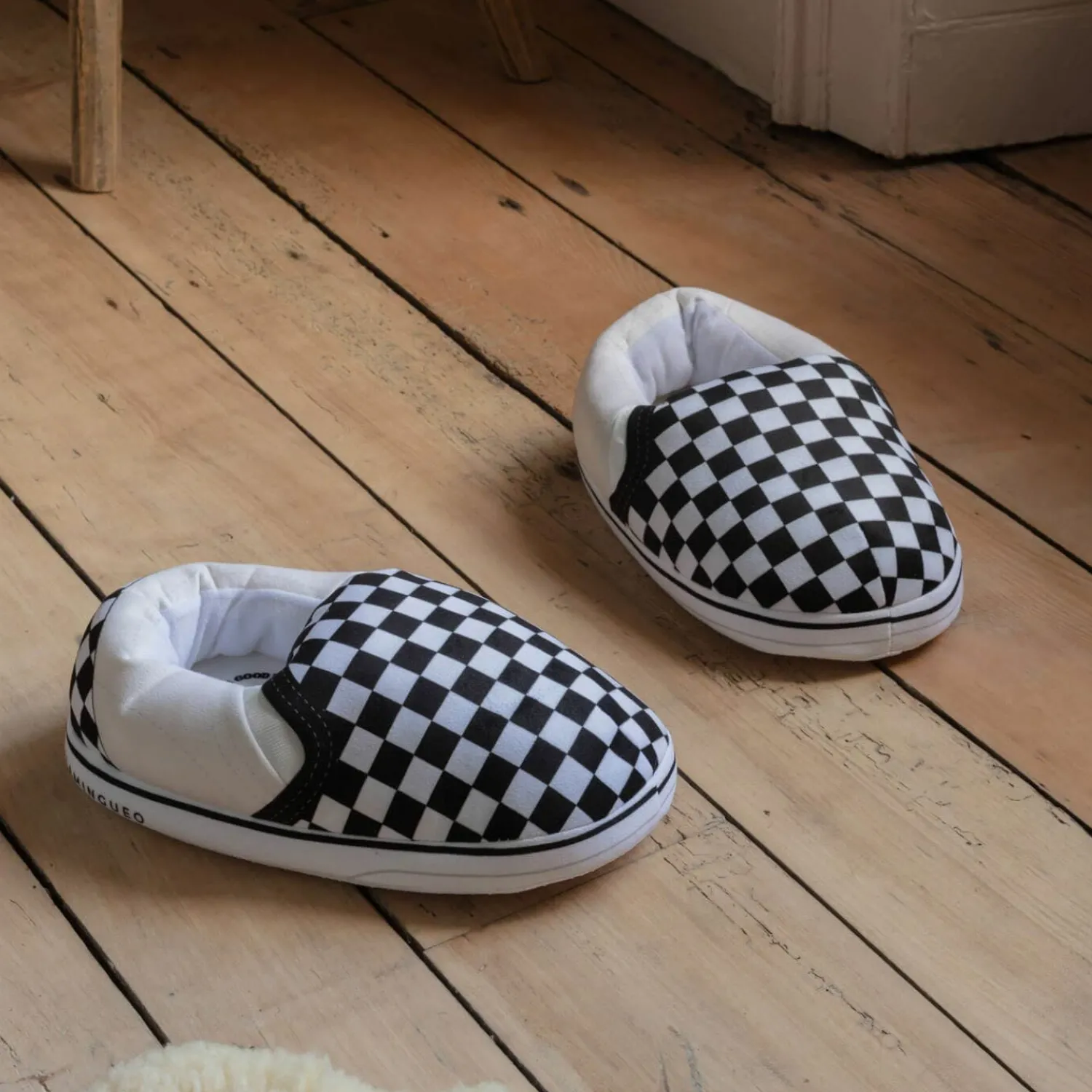 Graham & Green Checker Sneaker Slippers