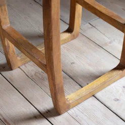 Graham & Green Chester Woven Leather Kitchen Stool