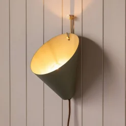 Graham & Green Chilton Lichen Green Wall Light