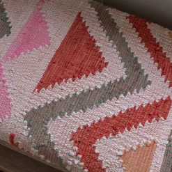 Graham & Green Chindi Rag Rug Bench