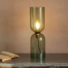 Graham & Green Clarence Glass Table Lamp Green - Large