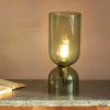 Graham & Green Clarence Glass Table Lamp Green - Small