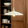 Graham & Green Clay Metal Large Pendant Light