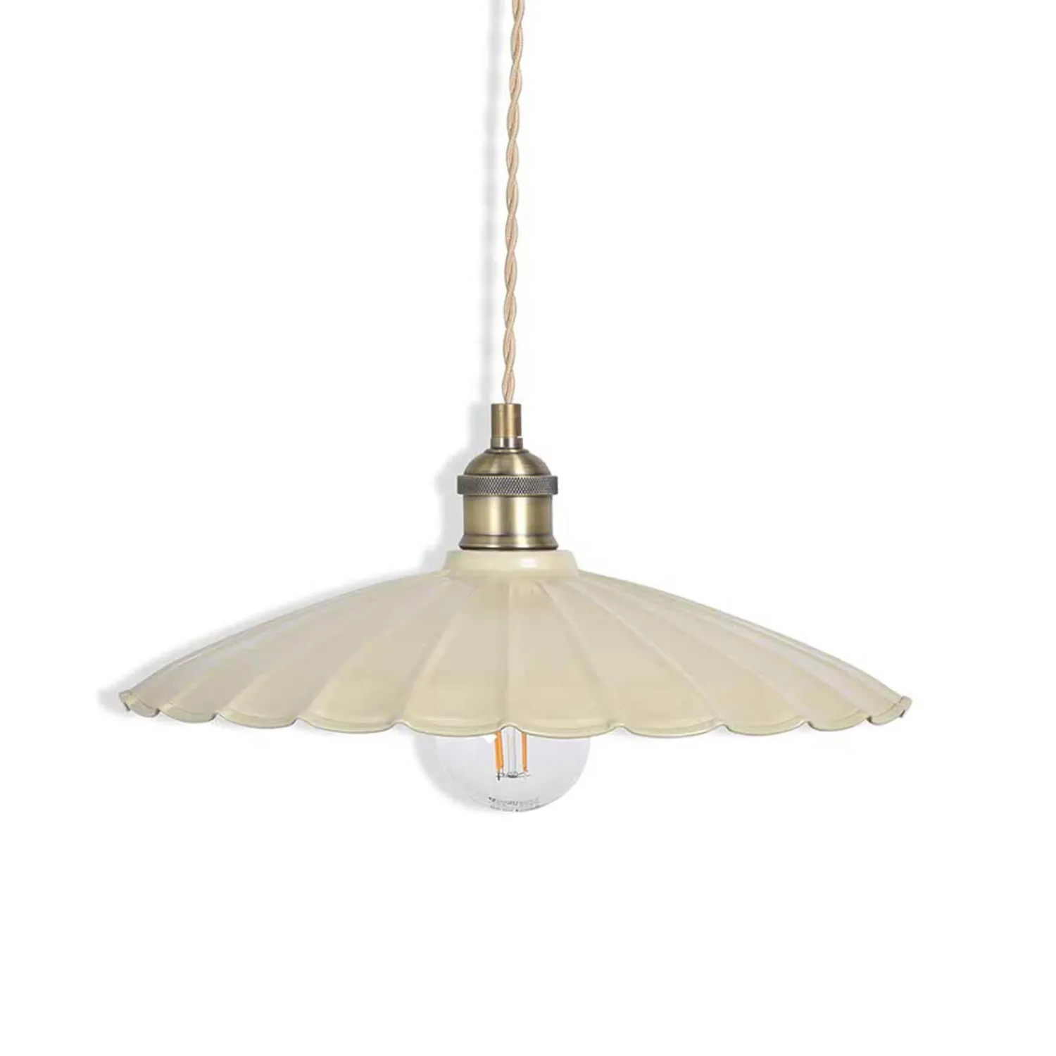 Graham & Green Clay Metal Large Pendant Light