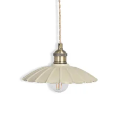 Graham & Green Clay Metal Small Pendant Light