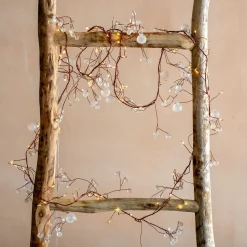 Graham & Green Clear Crystal Blossom String Lights