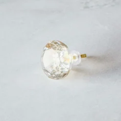 Graham & Green Clear Glass Knob