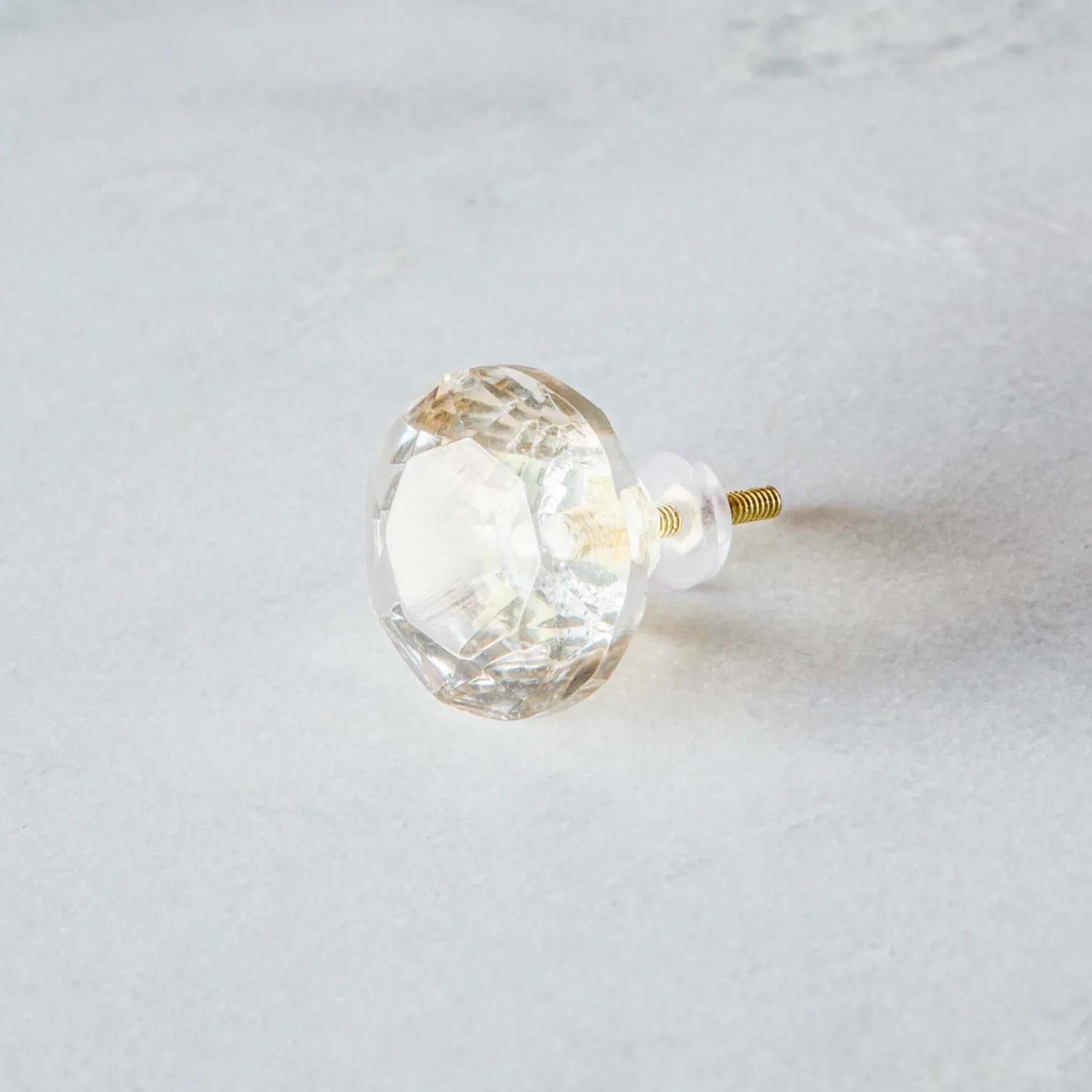 Graham & Green Clear Glass Knob