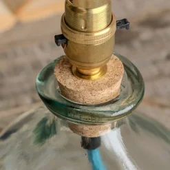 Graham & Green Clear Recycled Glass Table Lamp