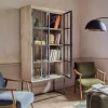 Graham & Green Clemens Wooden and Glass Cabinet