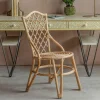 Graham & Green Cole Rattan Cross Dining Chair