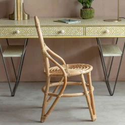 Graham & Green Cole Rattan Cross Dining Chair